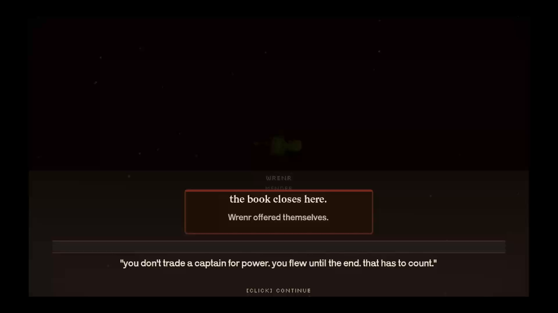 the book closes. the names don't.